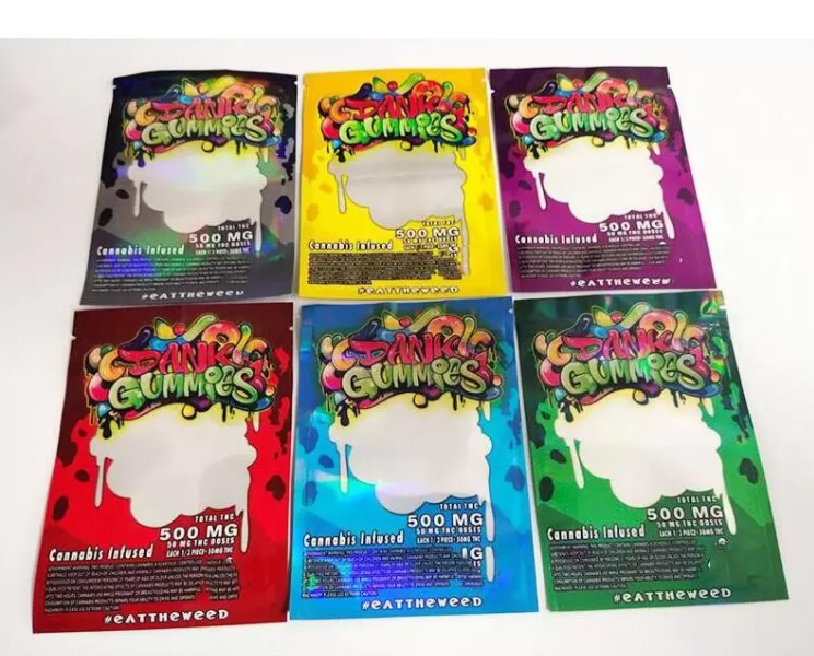 Dank Gummies Bags 500MG Zip Lock Edibles Retail Packaging Worms Bears Candy Gummy Bag Dry Flower SmellProof Mylar CHUCKLES
Dank Gummies Bags 500MG Zip Lock Edibles Retail Packaging Worms Bears Candy Gummy Bag Dry Flower SmellProof Mylar CHUCKLES