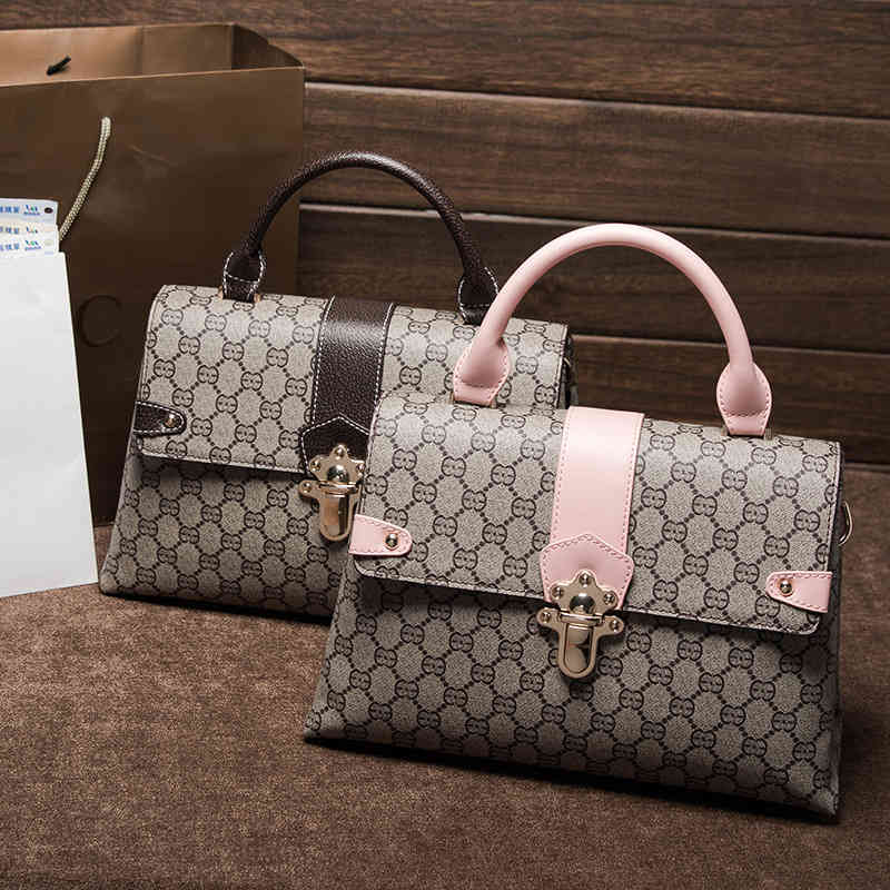 Casual printed handbag buckle versatile One Shoulder Messenger Bag classic portable women's bag Purses_FQE3, Pink
Casual printed handbag buckle versatile One Shoulder Messenger Bag classic portable women's bag Purses_FQE3, Pink