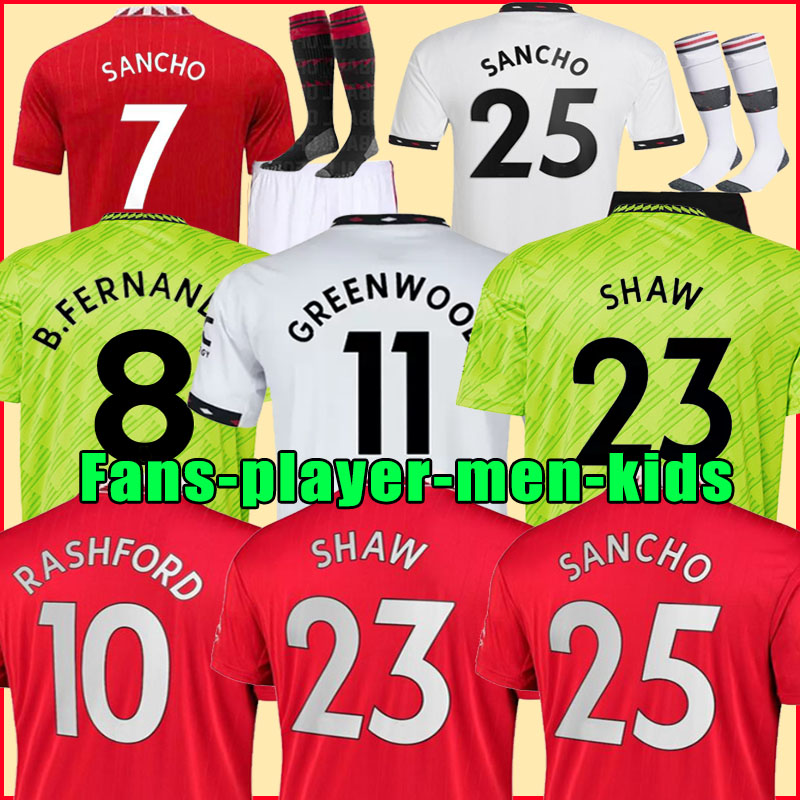 22 23 SANCHO soccer jerseys PLAYER #7 Fans Player version BRUNO MANs FERNANDES LINGARD POGBA RASHFORD football shirt 2022 2023 men kids kit sets, 22 23 home kids kit
22 23 SANCHO soccer jerseys PLAYER #7 Fans Player version BRUNO MANs FERNANDES LINGARD POGBA RASHFORD football shirt 2022 2023 men kids kit sets, 22 23 home kids kit