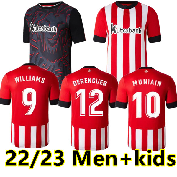 22 23 Athletic Bilbao Soccer Jersey Fans player version retro Athletic I.MARTINEZ WILLIAMS men kids kit socks full sets football shirt YURI B RAUL Camiseta de 2022 2023, 22/23 home
22 23 Athletic Bilbao Soccer Jersey Fans player version retro Athletic I.MARTINEZ WILLIAMS men kids kit socks full sets football shirt YURI B RAUL Camiseta de 2022 2023, 22/23 home