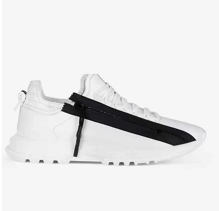 Famous Designer Shoes Perforation Design Spectre low-top Runner Sneakers Shoes Black White Leather With Zip Causal Luxury Jogging Outdoor Trainers eu38-45
Famous Designer Shoes Perforation Design Spectre low-top Runner Sneakers Shoes Black White Leather With Zip Causal Luxury Jogging Outdoor Trainers eu38-45