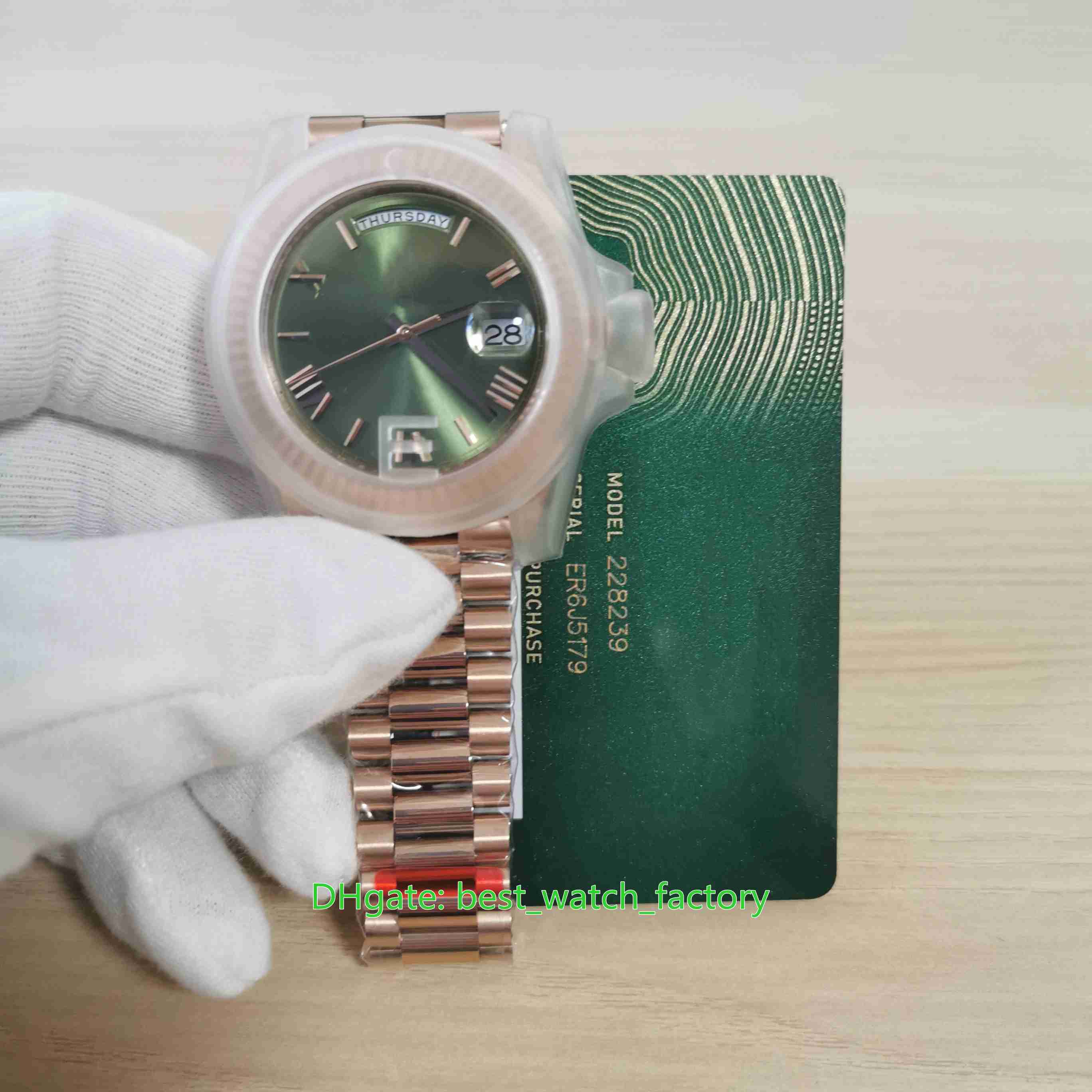 3 Color Super Quality Watches EW Factory 40mm Day-Date President 228235 Roman Dial 18K Rose Gold CAL.3255 Movement Mechanical Automatic Mens Watch Men's Wristwatches, Travel bag
3 Color Super Quality Watches EW Factory 40mm Day-Date President 228235 Roman Dial 18K Rose Gold CAL.3255 Movement Mechanical Automatic Mens Watch Men's Wristwatches, Travel bag