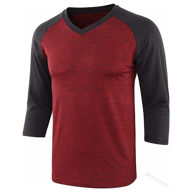 Men' T-Shirts Men T-shirt Top Summer Slim Solid Color Pullover Casual V-neck Stitching Half Sleeve Sports Fitness T-shirtMen, Brown
Men' T-Shirts Men T-shirt Top Summer Slim Solid Color Pullover Casual V-neck Stitching Half Sleeve Sports Fitness T-shirtMen, Brown