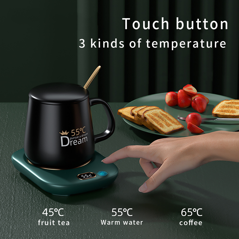 

XSelectronics USB Mug Heater Coffee Mug Cup Warmer Milk Tea Water Heating Pad Warm Mat Constant Temperature Coaster