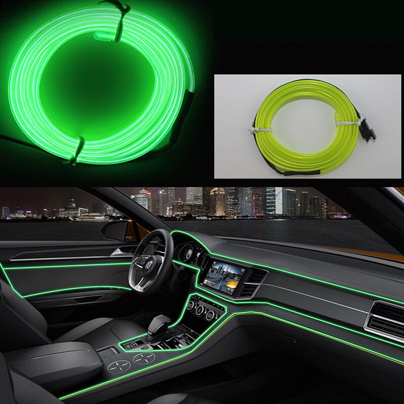 2025 new Other Interior Accessories Ambient Lamp RGB Car LED Neon Cold Light Auto Atmosphere Refit Decoration Strips Shine Usb LighterDri182