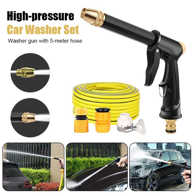 Car Washer High-pressure Gun For Cleaning Wash Machine With 5-meter Hose Portable Garden Watering Nozzle Foam Water
Car Washer High-pressure Gun For Cleaning Wash Machine With 5-meter Hose Portable Garden Watering Nozzle Foam Water
