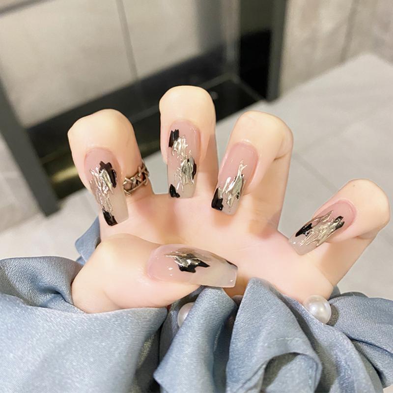 False Nails Fake 24pcs Press On Coffin French Long Elegant Fingernails Stickers Stick NailsFalse, As show
False Nails Fake 24pcs Press On Coffin French Long Elegant Fingernails Stickers Stick NailsFalse, As show
