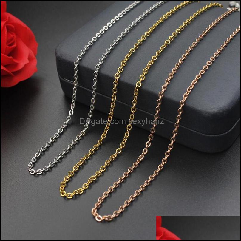 Chains Necklaces Pendants Jewelry Stainless Steel Gold For Men And Women Fashion Titanium Chain Necklace 1-M Wholesale 0919Wh Drop Deliver
Chains Necklaces Pendants Jewelry Stainless Steel Gold For Men And Women Fashion Titanium Chain Necklace 1-M Wholesale 0919Wh Drop Deliver