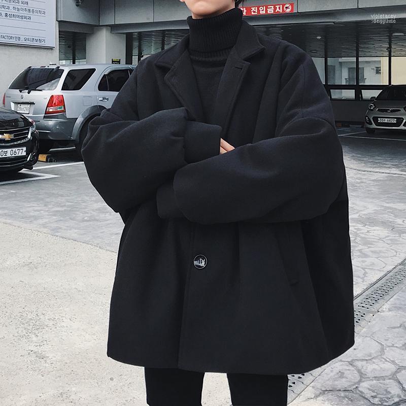 Men's Wool & Blends Autumn Winter Mens Overcoat Casual Black Khaki Woolen Men Coat Single Breasted Loose L061 Viol22
Men's Wool & Blends Autumn Winter Mens Overcoat Casual Black Khaki Woolen Men Coat Single Breasted Loose L061 Viol22