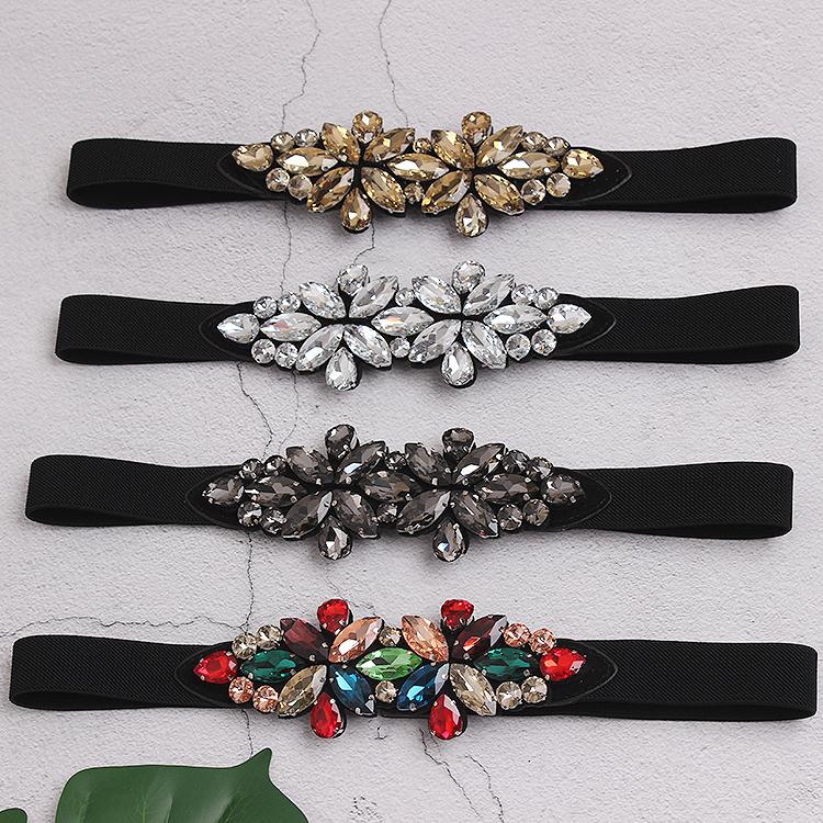 Belts Handmade Rhinestone Waist For Women 2022 Designer Luxury Elastic Strech Strap Ceinture Summer Beach Dress Crystal Belt, White
Belts Handmade Rhinestone Waist For Women 2022 Designer Luxury Elastic Strech Strap Ceinture Summer Beach Dress Crystal Belt, White