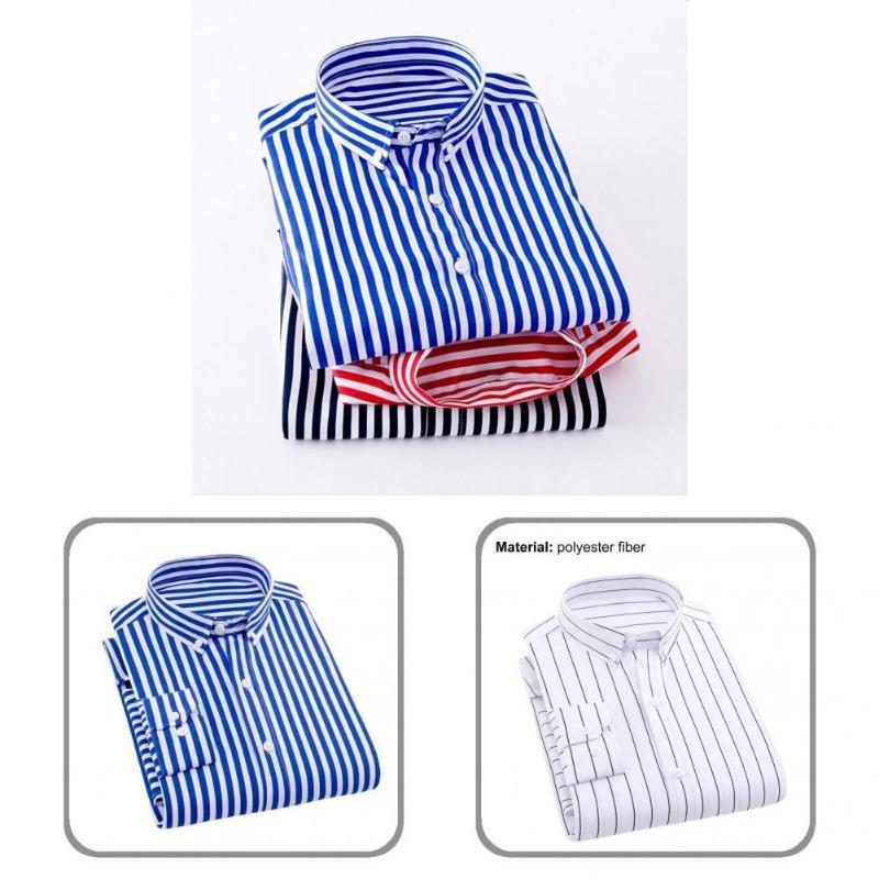 Men's Dress Shirts Top Turndown Collar Autumn Winter Printed Slim Shirt Buttoned, Blue
Men's Dress Shirts Top Turndown Collar Autumn Winter Printed Slim Shirt Buttoned, Blue