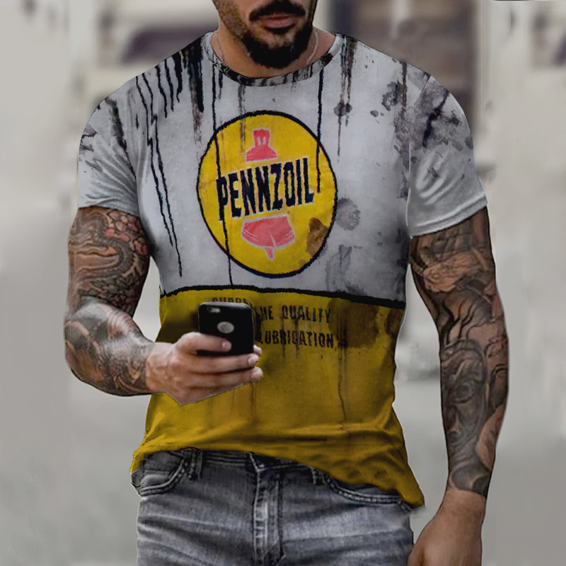 summer Mens Tshirt Oversized Vintage Short Sleeve Summer Tshirts Fashion Harajuku Ethnic Letters Print 3D T Shirts Men 220526wtt