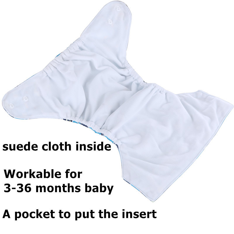 [simfamily]6pcs Nappy+6pcs Insert Washable Baby Cloth Diaper Cover Adjustable Nappy Reusable Diapers Available 220512
