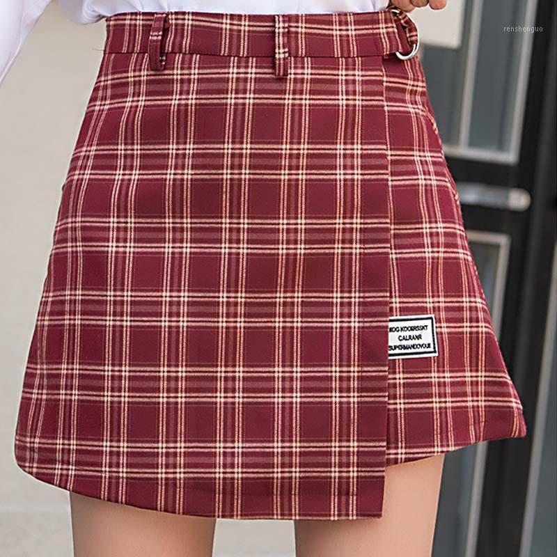 Korean Retro Short Mini Skirt Women Autumn Winter Irregular Lattice Skirts Fashion High Waist A Word Pink Yellow Black
Korean Retro Short Mini Skirt Women Autumn Winter Irregular Lattice Skirts Fashion High Waist A Word Pink Yellow Black