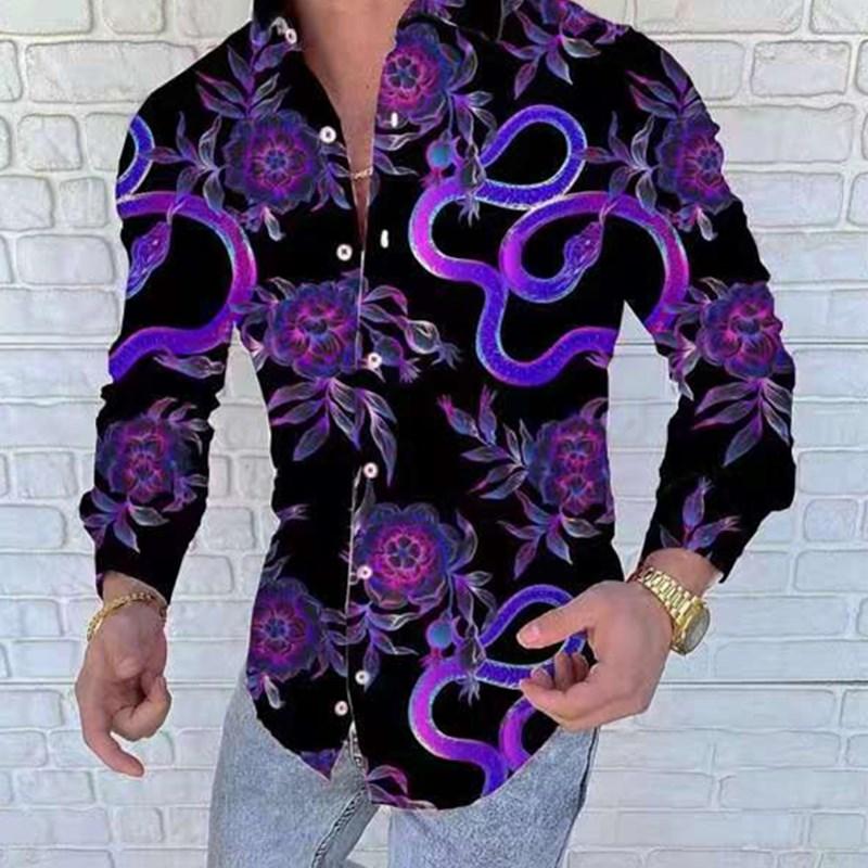 Men' Casual Shirts Autumn Long Sleeve Printed Shirt Hawaiian Fashion Trend Classic TOP, Cs-50
Men' Casual Shirts Autumn Long Sleeve Printed Shirt Hawaiian Fashion Trend Classic TOP, Cs-50