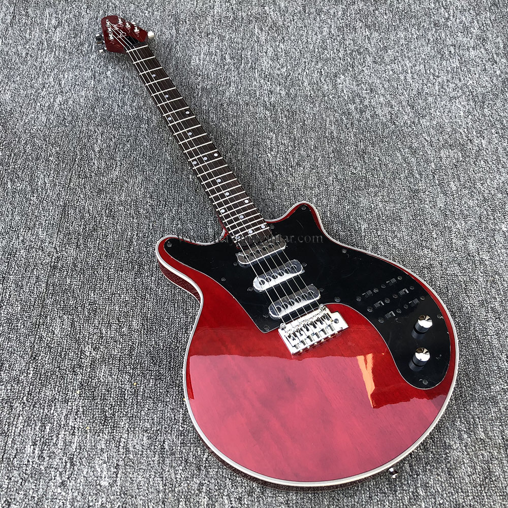 China factory outlet Brian May clear red guitar black Picard 3 signature pickup vibrato bridge 24 double rose vibrato postage
China factory outlet Brian May clear red guitar black Picard 3 signature pickup vibrato bridge 24 double rose vibrato postage
