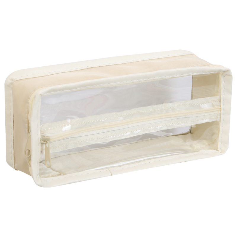 Transparent Waterproof Pen Bag Double Layer Zipper Pencil Case Large Capacity Storage Bags Can Hold 50 PCS Pens 1222633
Transparent Waterproof Pen Bag Double Layer Zipper Pencil Case Large Capacity Storage Bags Can Hold 50 PCS Pens 1222633