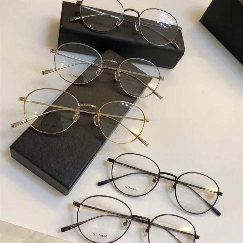 Eyeglasses Frame Women Men Eyeglass S Clear Lens 666 With Case W220423