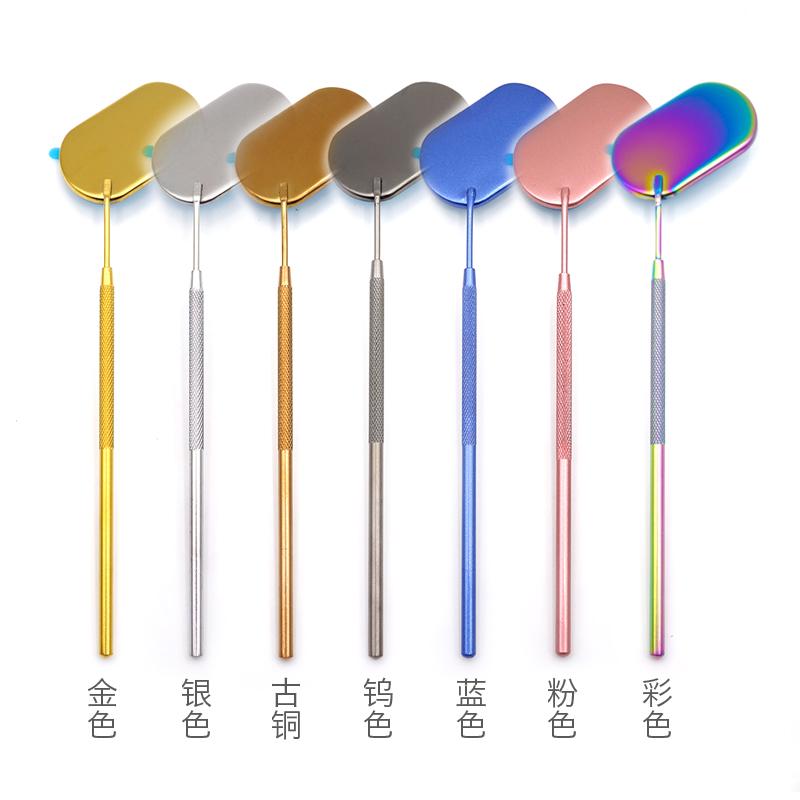 False Eyelashes 1pcs Oval Multifunction Checking Lash Mirror Eyelash Extension Beauty Makeup Portable Stainless Steel ToolsFalse
False Eyelashes 1pcs Oval Multifunction Checking Lash Mirror Eyelash Extension Beauty Makeup Portable Stainless Steel ToolsFalse