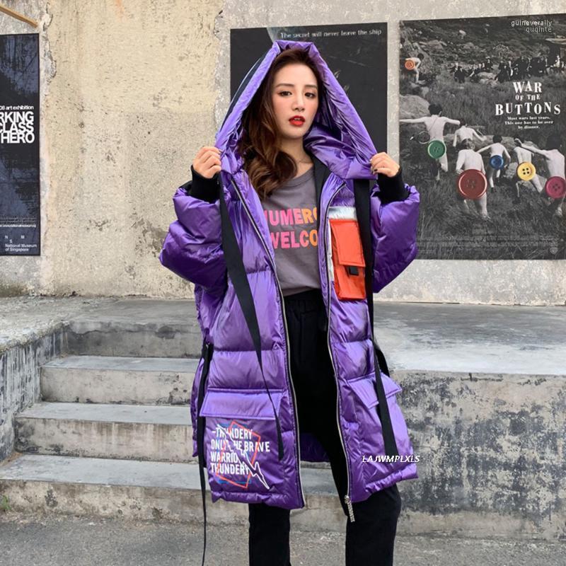 Women's Down & Parkas Glossy 2022 Fashion Winter Long White Duck Jacket Hood Female Thick Coat Windproof Waterproof Big Size High Quanlity G, Black
Women's Down & Parkas Glossy 2022 Fashion Winter Long White Duck Jacket Hood Female Thick Coat Windproof Waterproof Big Size High Quanlity G, Black