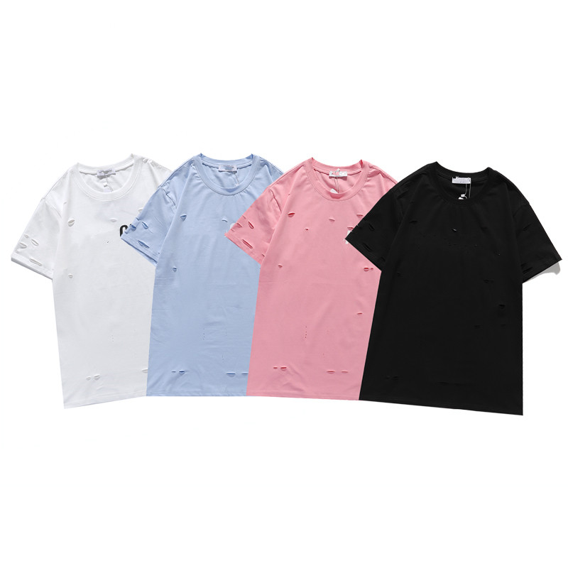 Luxury Men And Women Paris T Shirt 100% Cotton Hand Painted Splash hole Letters Loose Short Sleeve Round Neck T-shirt
Luxury Men And Women Paris T Shirt 100% Cotton Hand Painted Splash hole Letters Loose Short Sleeve Round Neck T-shirt