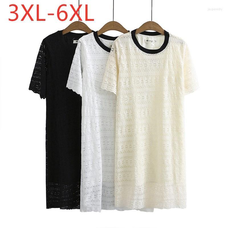 Plus Size Dresses Ladies Summer Mini Dress For Women Large Short Sleeve Loose Lace White Black Straight 3XL 5XL 6XLPlus Jasp22, Beige
Plus Size Dresses Ladies Summer Mini Dress For Women Large Short Sleeve Loose Lace White Black Straight 3XL 5XL 6XLPlus Jasp22, Beige