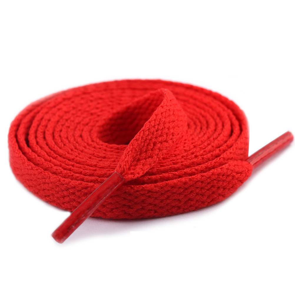 Shoelaces Accessories single Layer Flat Webbing Shoelaces Polyester Hollow for White Shoes Black Colorful Shoelace