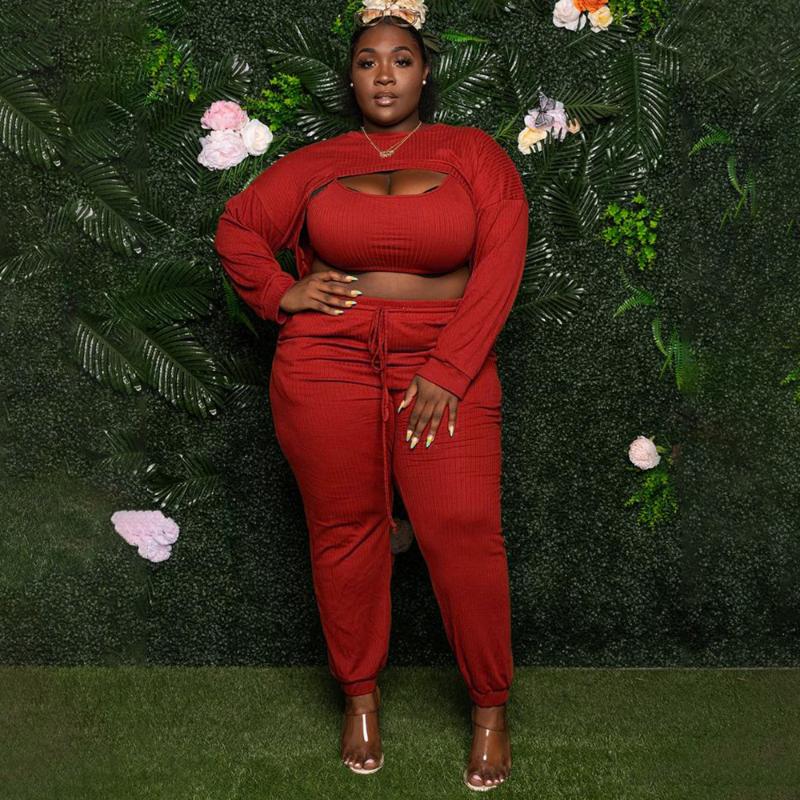 Women's Plus Size Tracksuits Women Sets Sexy Solid Ribbed Shirts And Pants 2022 Summer Fashion Two Three Piece Lady Bra Crop Top OutfitWomen, Black
Women's Plus Size Tracksuits Women Sets Sexy Solid Ribbed Shirts And Pants 2022 Summer Fashion Two Three Piece Lady Bra Crop Top OutfitWomen, Black