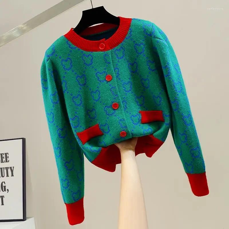 Women' Knits & Tees Women Loose Cardigan Sweater Ins Spring Autumn Retro O-Neck Single Breasted Coat Knitted Female Knitwear Tops Mujer Per, Green
Women' Knits & Tees Women Loose Cardigan Sweater Ins Spring Autumn Retro O-Neck Single Breasted Coat Knitted Female Knitwear Tops Mujer Per, Green