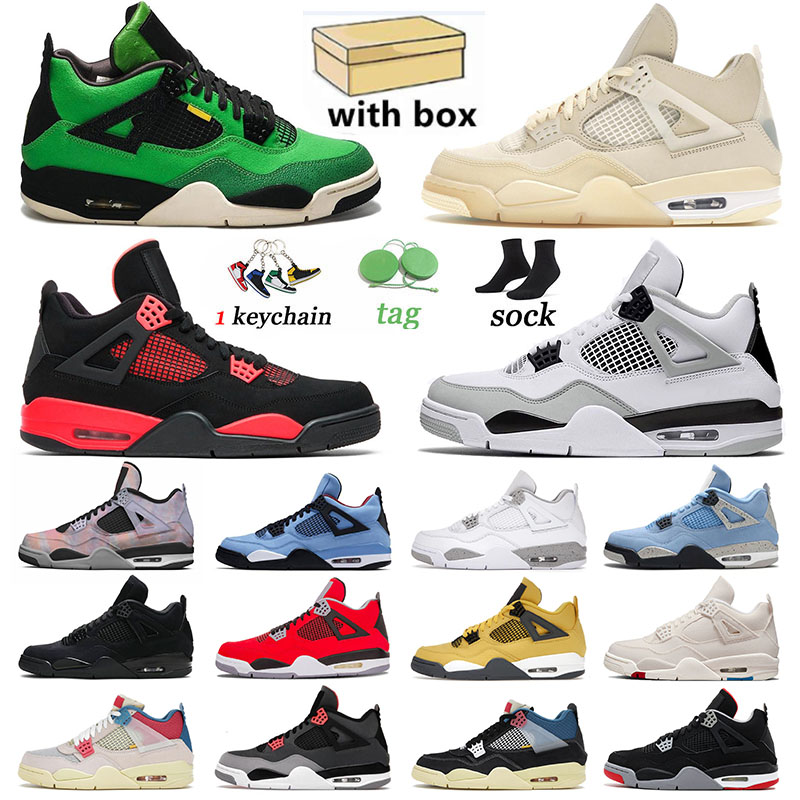 4 4s Designer Basketball Shoes Mens Womens Red Thunder Toro Black Cat University Blue Cactus Jack Purple IV Sports Sneakers Trainers, 36-47 white cement
4 4s Designer Basketball Shoes Mens Womens Red Thunder Toro Black Cat University Blue Cactus Jack Purple IV Sports Sneakers Trainers, 36-47 white cement