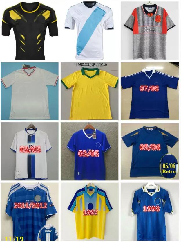 03 05 11 12 95 96 97 99 Retro Soccer Jerseys Lampard Torres 2003 2005 classic Drogba Football Shirt kits Crespo COLE Vintage, Gold
03 05 11 12 95 96 97 99 Retro Soccer Jerseys Lampard Torres 2003 2005 classic Drogba Football Shirt kits Crespo COLE Vintage, Gold