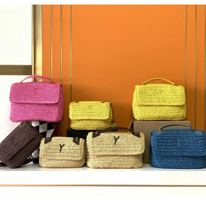 Straw crochet and leather women's totes bag trending around the world One-shoulder messenger handbags bags, No 5
Straw crochet and leather women's totes bag trending around the world One-shoulder messenger handbags bags, No 5