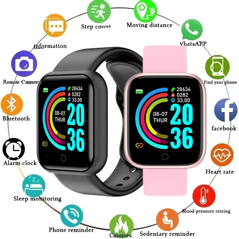 Smart Watch Male Female Put Photo Heart Rate Blood Pressure Monitor Fitness Tracker Bracelet Watches Waterproof for Android IOS
Smart Watch Male Female Put Photo Heart Rate Blood Pressure Monitor Fitness Tracker Bracelet Watches Waterproof for Android IOS