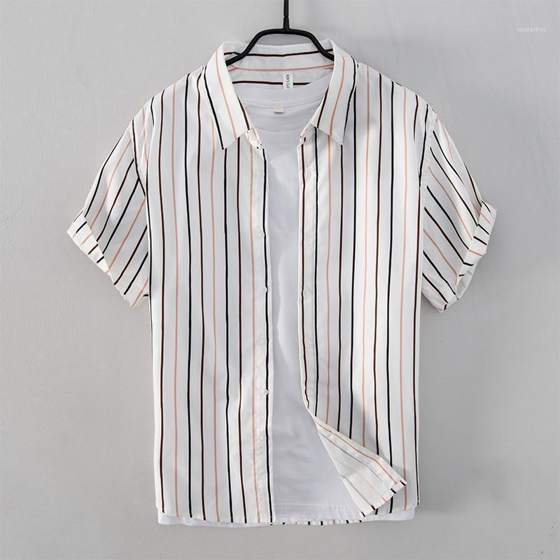 Men's Casual Shirts Style Short Sleeve Summer Striped Shirt Men Trendy Comfortable For Chemise Camisa Tops Mens Clothes, Blue
Men's Casual Shirts Style Short Sleeve Summer Striped Shirt Men Trendy Comfortable For Chemise Camisa Tops Mens Clothes, Blue