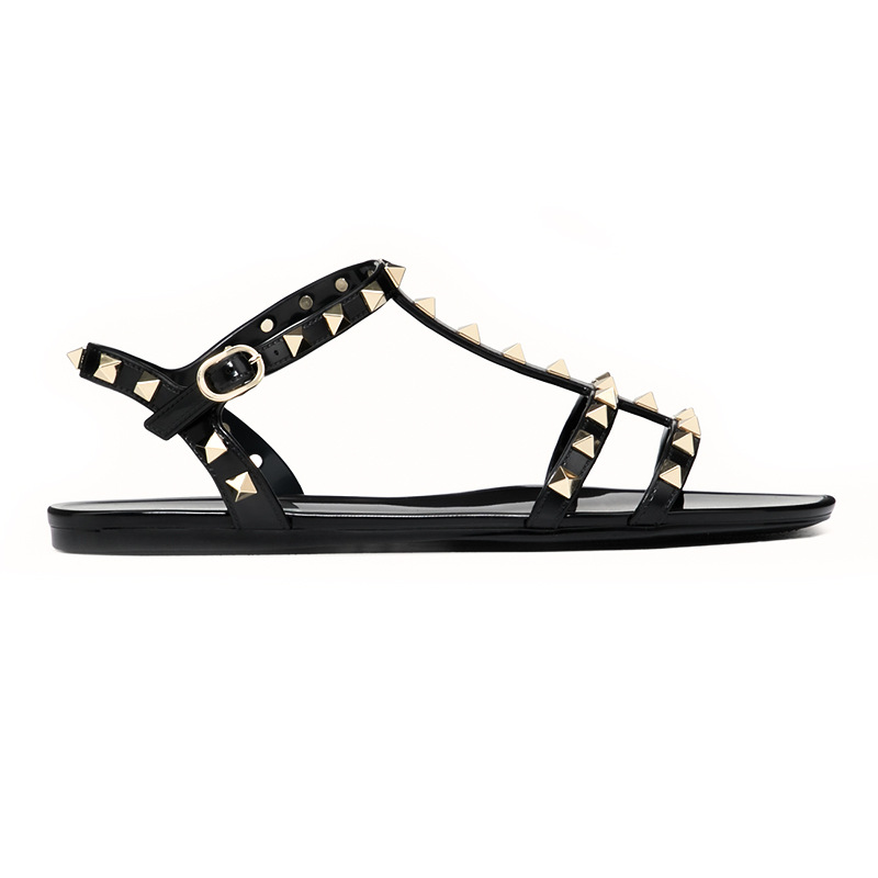 Women Studs Gold Flat Jelly Sandals Fashion Rivet Slippers Studded Flats Slip On Mule Leather Slides Thong Flip Flops Lady Girls s275o, Fill postage
Women Studs Gold Flat Jelly Sandals Fashion Rivet Slippers Studded Flats Slip On Mule Leather Slides Thong Flip Flops Lady Girls s275o, Fill postage