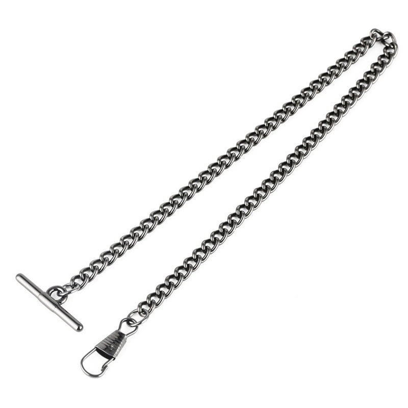 Gold Black T Bar Pocket Chains 220617
