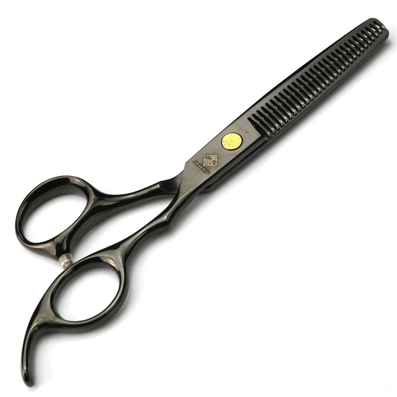 Japanese scissors 6 inch gold blind hole screw comb set hairdressing professional 220317