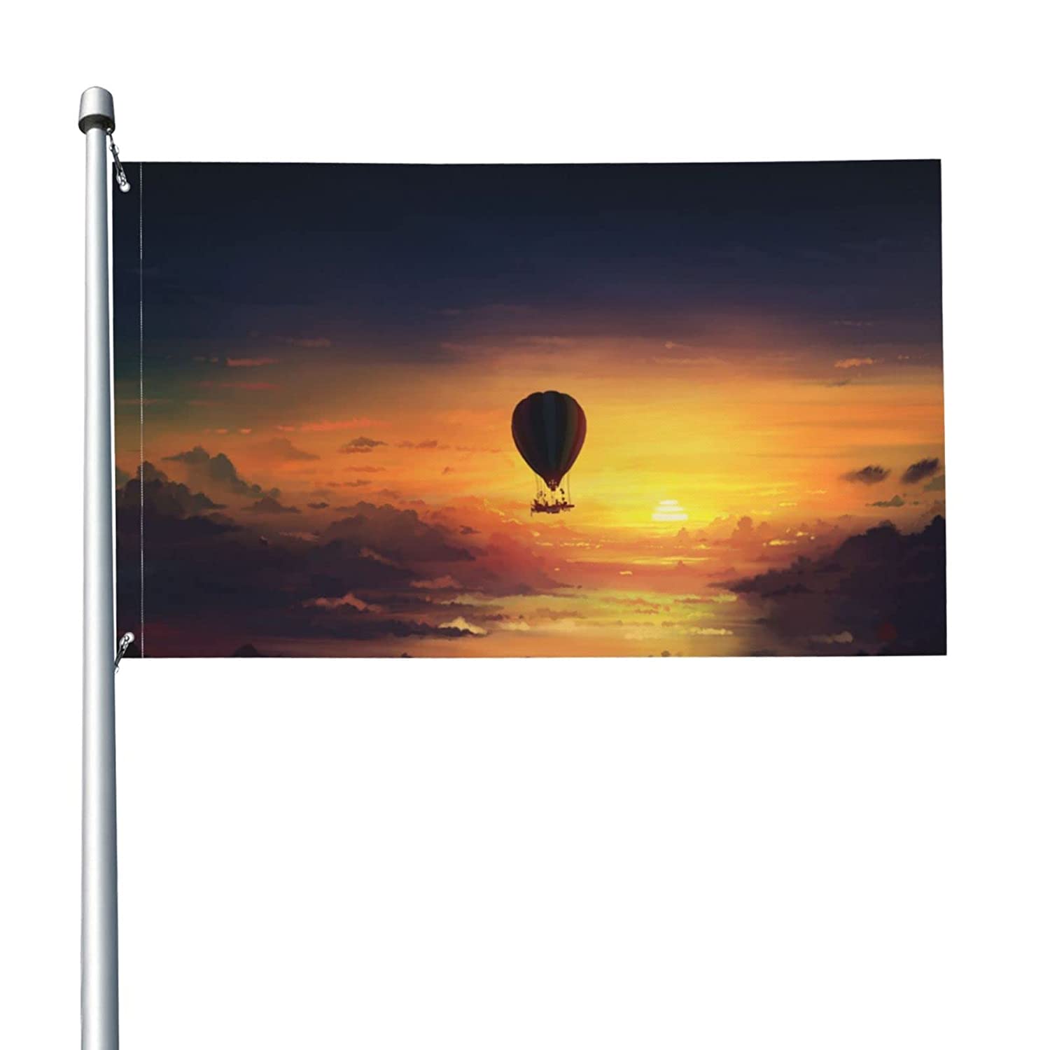Hot Air Balloon Flag 3x5 Ft UV Fade Resistant Banner With Brass Grommets For Garden Yard Decoration
Hot Air Balloon Flag 3x5 Ft UV Fade Resistant Banner With Brass Grommets For Garden Yard Decoration