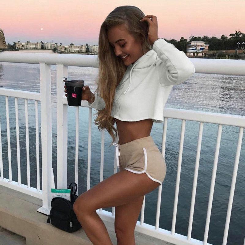 Women' Hoodies & Sweatshirts Autumn Spring Fashion Women White Short Top Loose Hooded Sweatshirt Crop Long Sleeve Pullover HoodiesWomen
Women' Hoodies & Sweatshirts Autumn Spring Fashion Women White Short Top Loose Hooded Sweatshirt Crop Long Sleeve Pullover HoodiesWomen