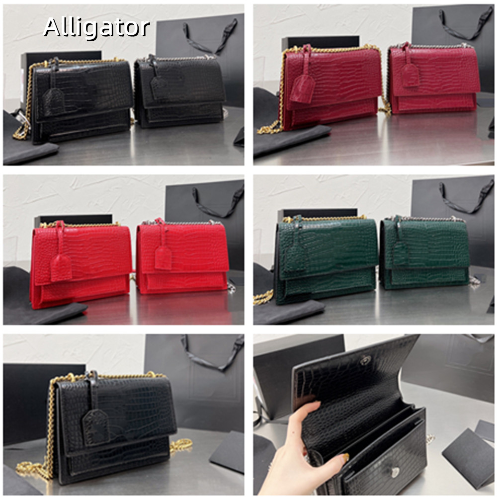 Women Sunset Alligator Designer Handbags Shoulder Crossbody Bag Luxury Handbag Strap Purse Mini Cross Body Totes Leather Crocodile Messenger Flap Evening Bags, Not for sale separately
Women Sunset Alligator Designer Handbags Shoulder Crossbody Bag Luxury Handbag Strap Purse Mini Cross Body Totes Leather Crocodile Messenger Flap Evening Bags, Not for sale separately