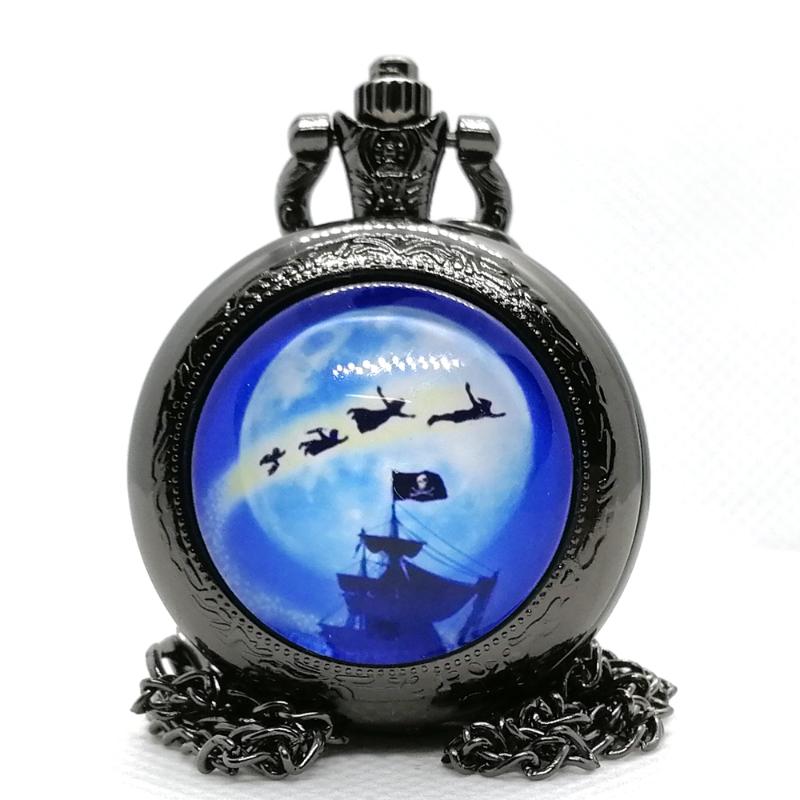 Pocket Watches Fashion Blue Peter And Wendy Black/Silver/Bronze Quartz Watch Analog Pendant Necklace Mens Womens Gift, Silver watch
Pocket Watches Fashion Blue Peter And Wendy Black/Silver/Bronze Quartz Watch Analog Pendant Necklace Mens Womens Gift, Silver watch