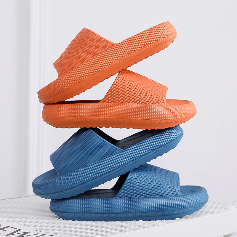 Thick Platform Horsehold Cloud Designer Shoes Slippers Women Indoor Bathroom Slides Soft EVA Anti-slip Home Floor Slides Ladies Summer Shoes 220326