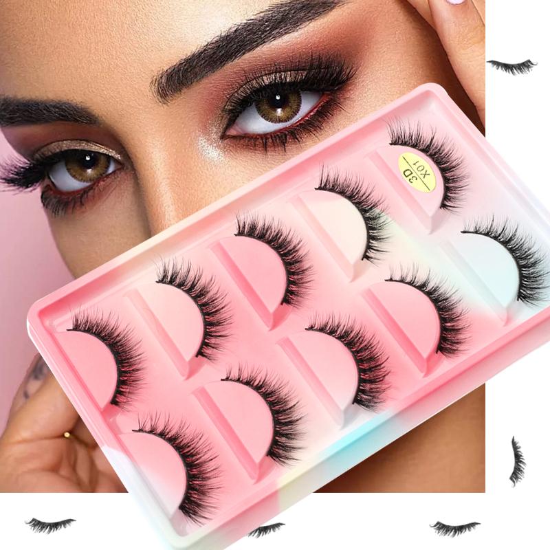 False Eyelashes 3/5 Faux Cils 3D Mink Lashes Natural Long Dramatic Fake Makeup Handmade Eyelash Extension MaquiagemFalse
False Eyelashes 3/5 Faux Cils 3D Mink Lashes Natural Long Dramatic Fake Makeup Handmade Eyelash Extension MaquiagemFalse