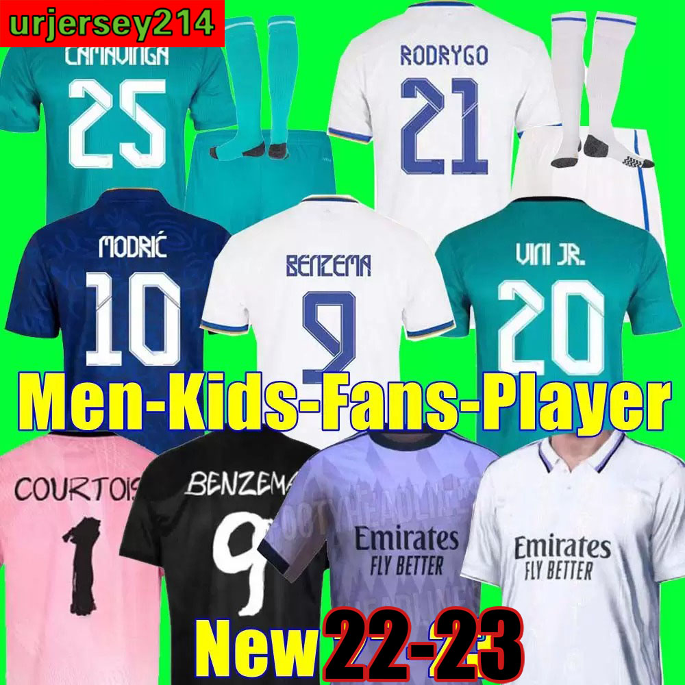 FANS player 120TH Black BENZEMA soccer jerseys 21 22 23 football shirt VINI JR MODRIC RODRYGO camiseta men kids kit 2022 2023 uniforms CAMAVINGA CASEMIRO Real Madrids, 22 23 home player
FANS player 120TH Black BENZEMA soccer jerseys 21 22 23 football shirt VINI JR MODRIC RODRYGO camiseta men kids kit 2022 2023 uniforms CAMAVINGA CASEMIRO Real Madrids, 22 23 home player