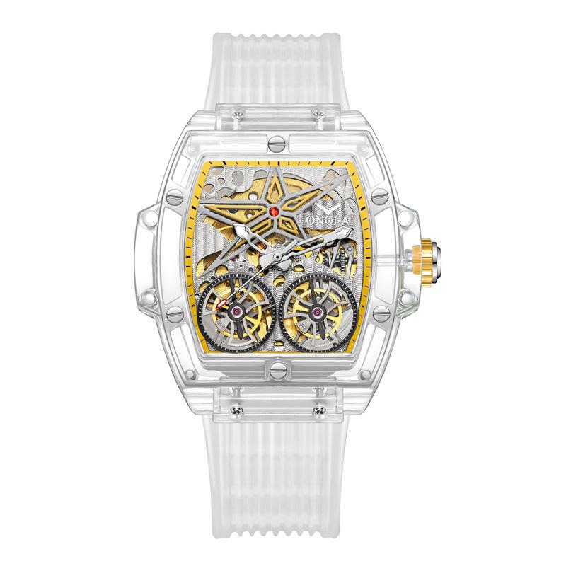 Wristwatches Double Tourbillon Mens Watches 2022 Gold Mechanical Automatic Top Self Winding Rubber Sports Male, 670266034134-7
Wristwatches Double Tourbillon Mens Watches 2022 Gold Mechanical Automatic Top Self Winding Rubber Sports Male, 670266034134-7