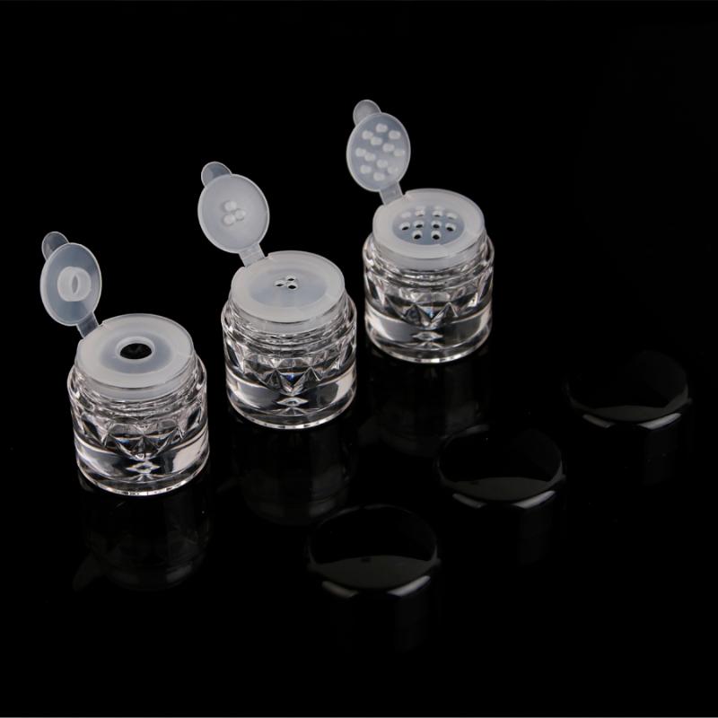 Storage Bottles & Jars 10/50PCS 2G 3ML Black+clear Plastic Loose Powder Jar With Flip Sifter Empty Round Packing DIY Cosmetic Container Tool
Storage Bottles & Jars 10/50PCS 2G 3ML Black+clear Plastic Loose Powder Jar With Flip Sifter Empty Round Packing DIY Cosmetic Container Tool