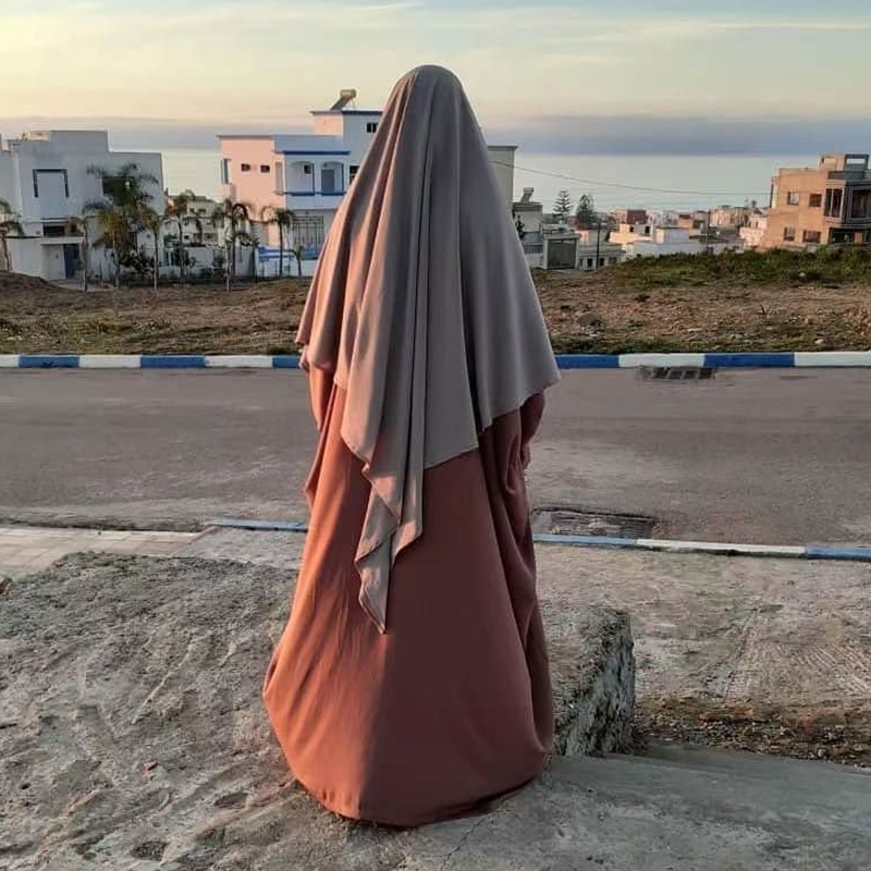 Muslim Long Khimar Ramadan Formal Prayer Garment Hijab Women Niqab Burka Islamic Turkey Namaz Burka Musulman Eid Jilbab Djellaba