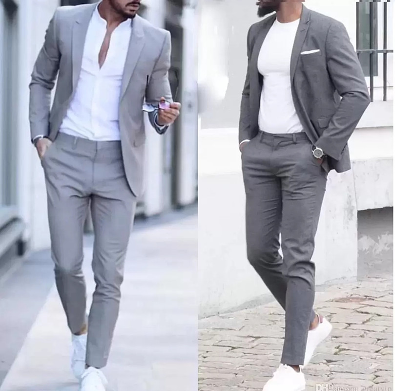 Men's Vintage Suits Gray 2 Pieces Leisure Wedding Tuxedos Custom Made Formal Party Business Grooms Suit Jackets Pants, Black
Men's Vintage Suits Gray 2 Pieces Leisure Wedding Tuxedos Custom Made Formal Party Business Grooms Suit Jackets Pants, Black