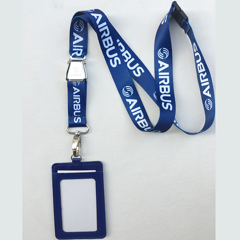 Keychain Airbus Airline Airplane Aircraft Seat Belt Buckle Lanyard for Pilot Flight Crew's License Honored Guest VIP ID Card Holder Keyring Emplo
