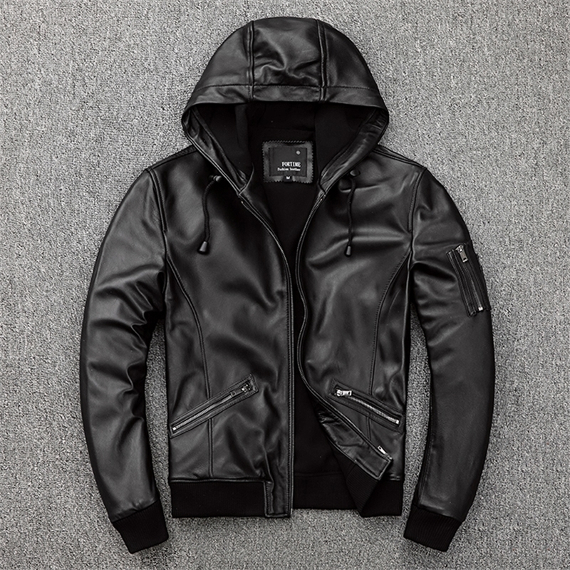 Men's Leather Faux Leather Plus size Brand soft sheepskin leathe 220823, Black
Men's Leather Faux Leather Plus size Brand soft sheepskin leathe 220823, Black